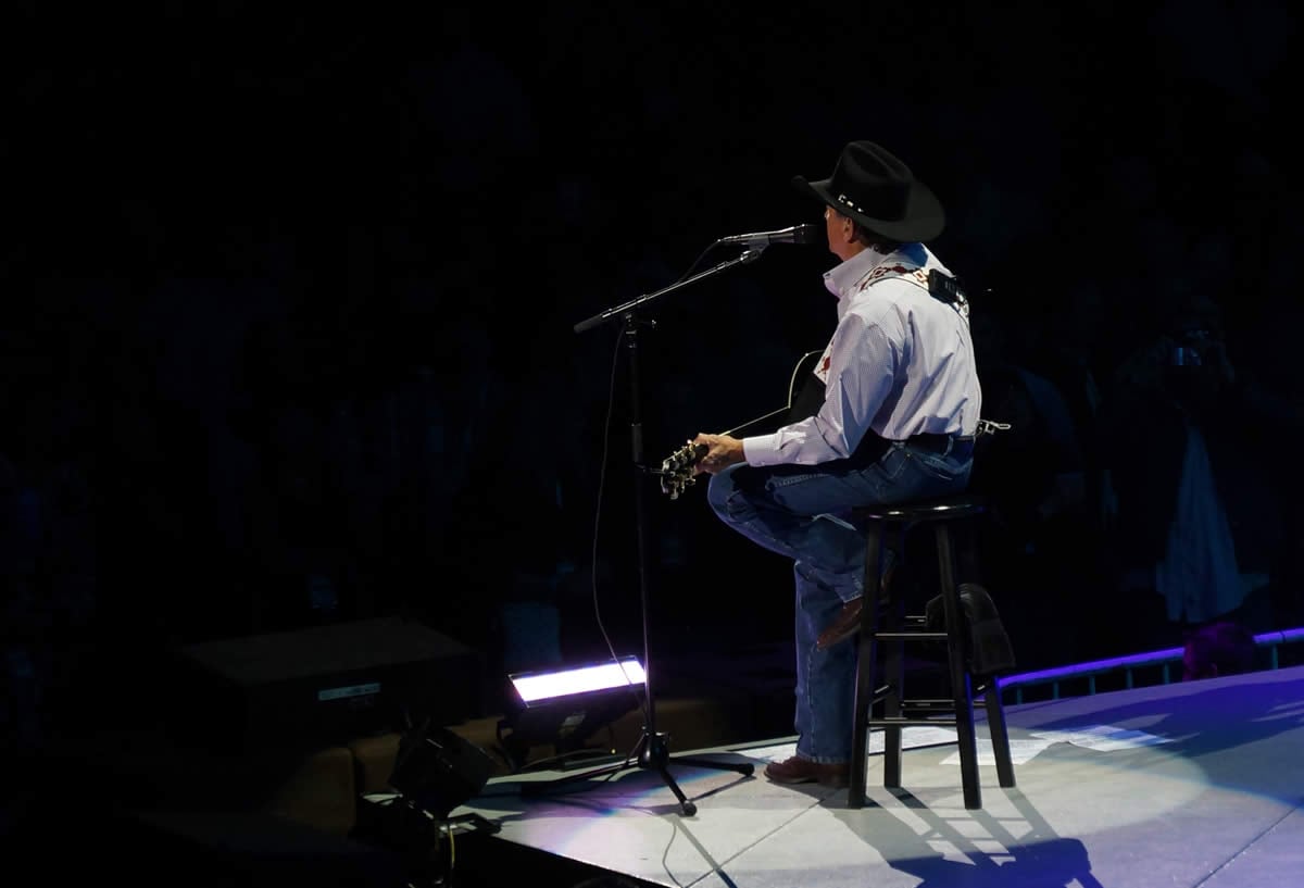 George Strait with Chris Stapleton and Parker McCollum