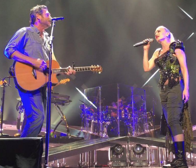 Gwen and Blake playing together Gwen and Blake playing together