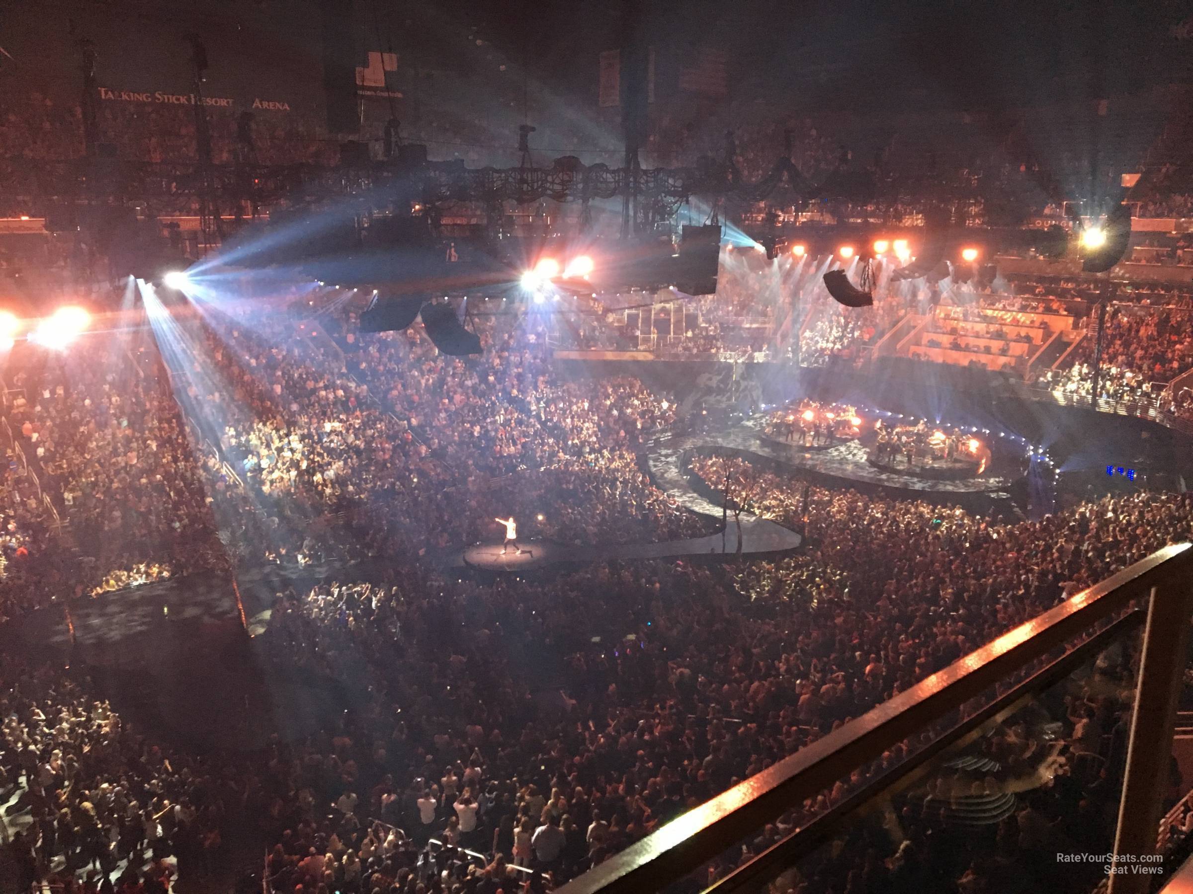 Concert View at Talking Stick Resort Arena