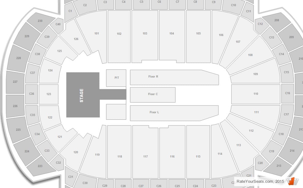 Xcel Energy Center Seating Chart Maroon 5