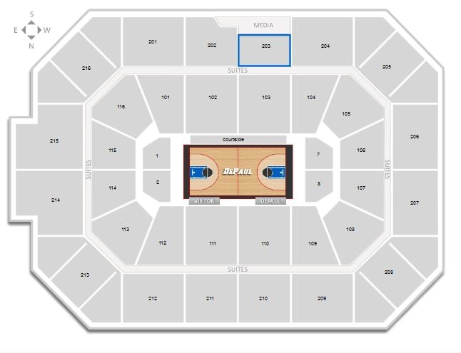 Allstate Arena Row Seating Chart