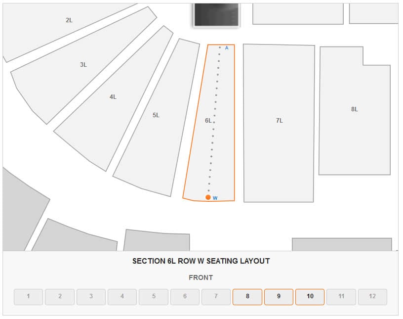 Bjcc Seating Chart With Row Numbers