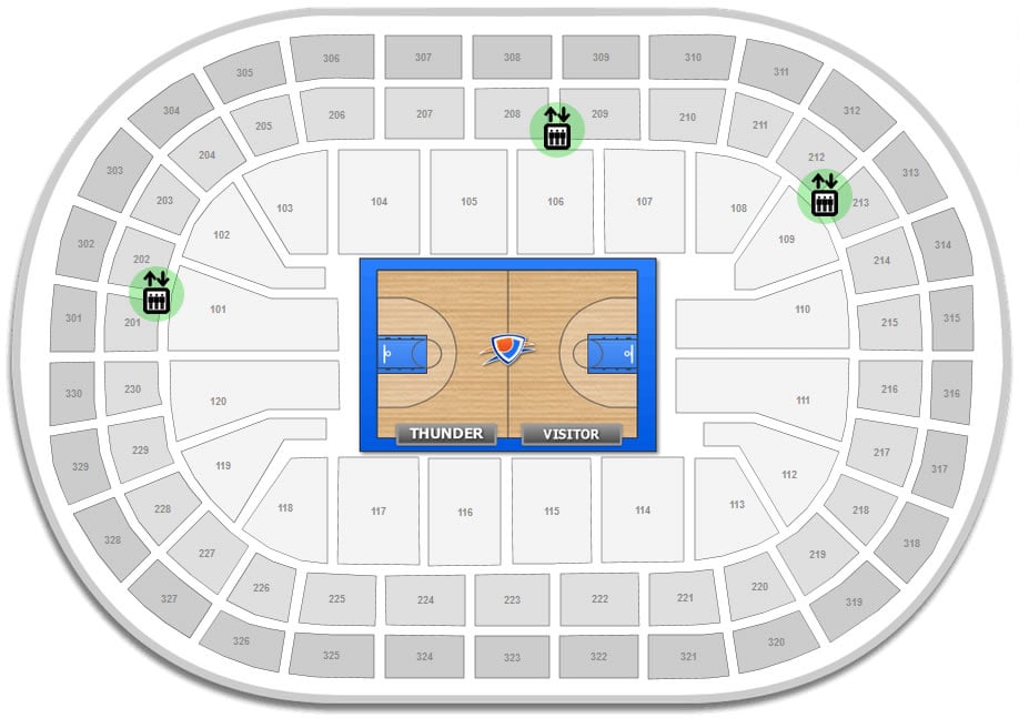 Chesapeake Energy Arena Pbr Seating Chart