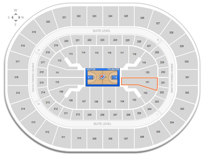 Chesapeake Energy Arena Pbr Seating Chart