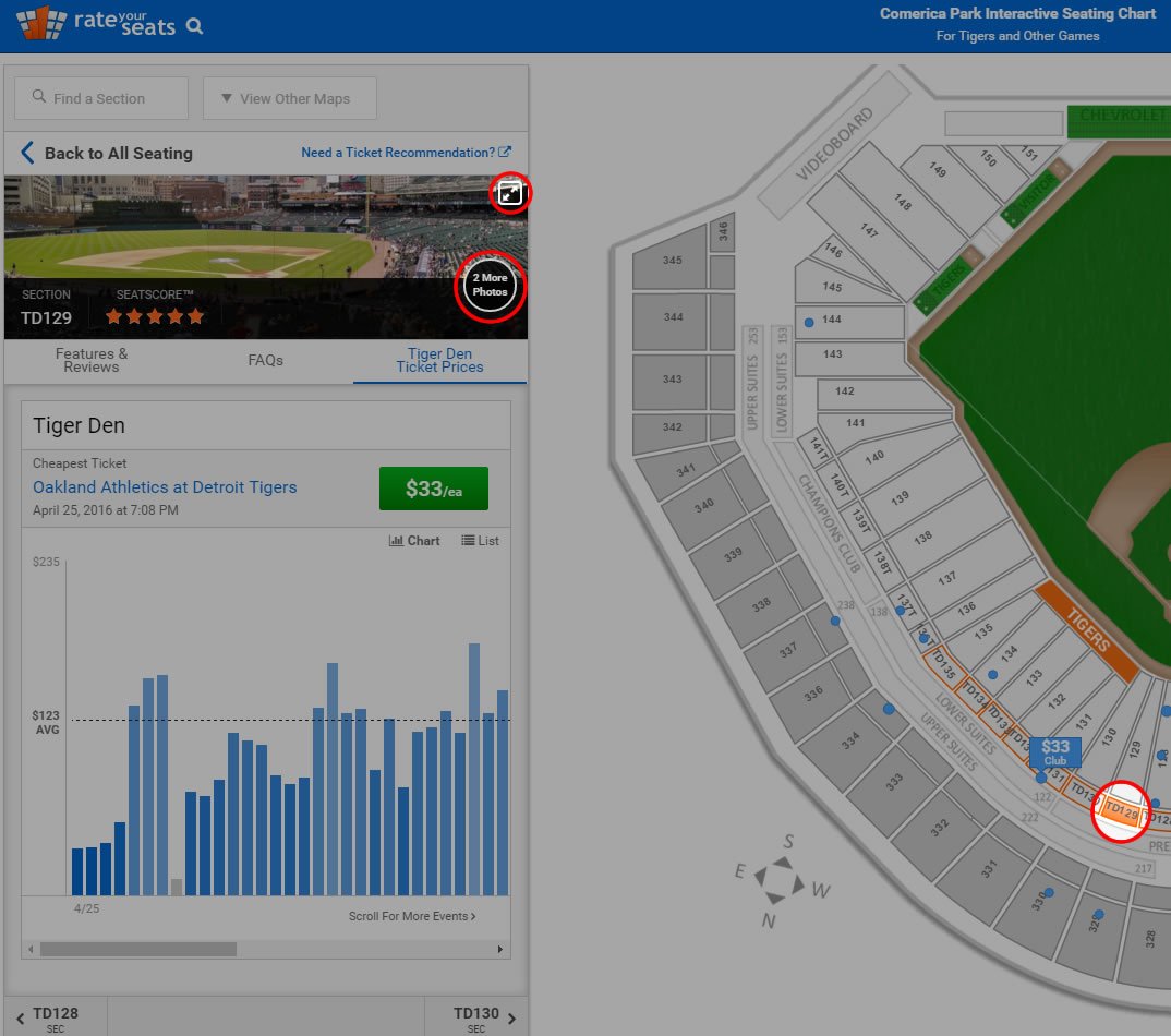 Viewing photos for Tiger Den seats
