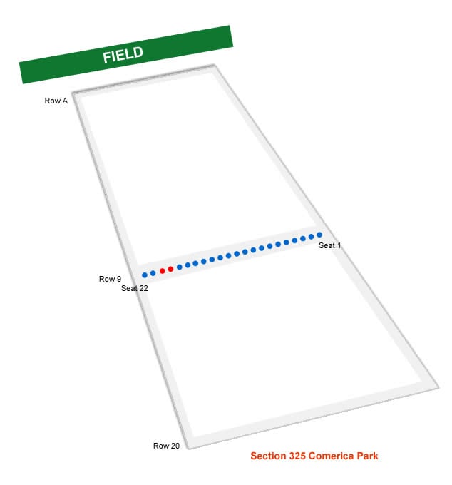Section 325, Row 9