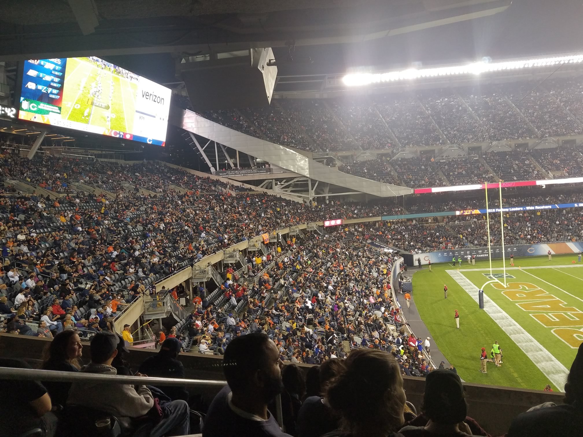 soldier field videoboard