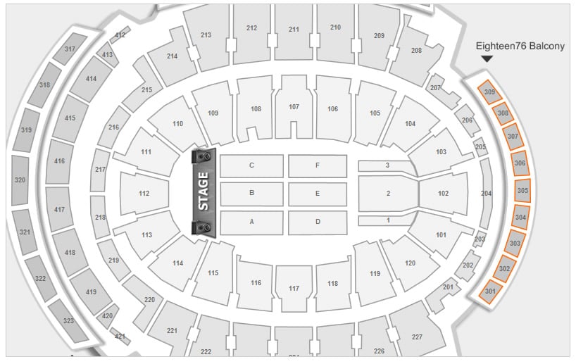 Square Garden Concert Seating Chart 2013