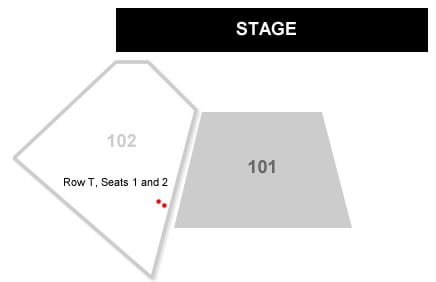 Gexa Pavilion Sections 101 and 102