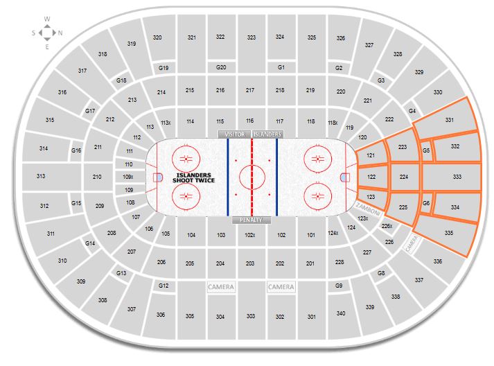 Nassau Coliseum Seating Rateyourseats Com