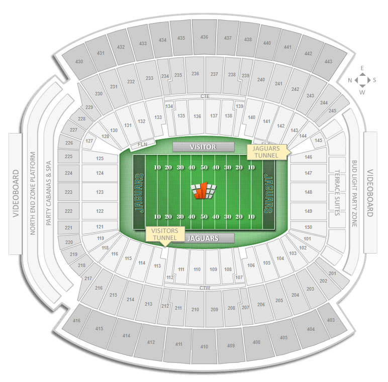 Jax Stadium Seating Chart