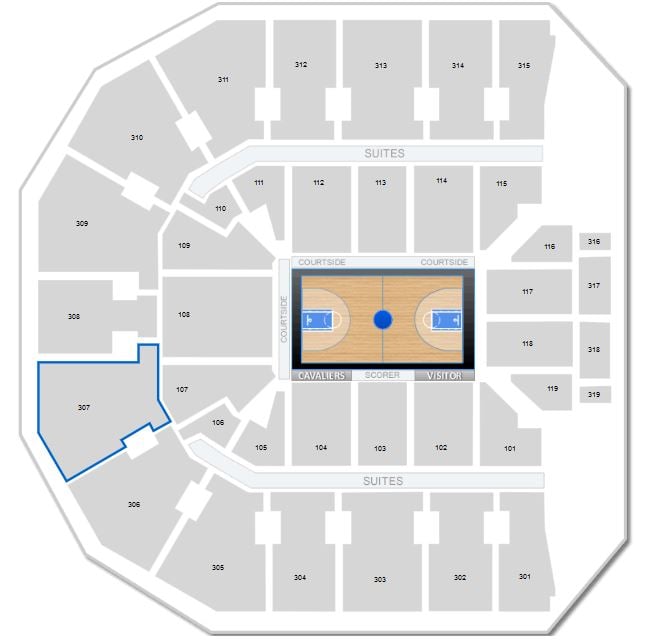 John Paul Jones Arena Seating Chart Rows