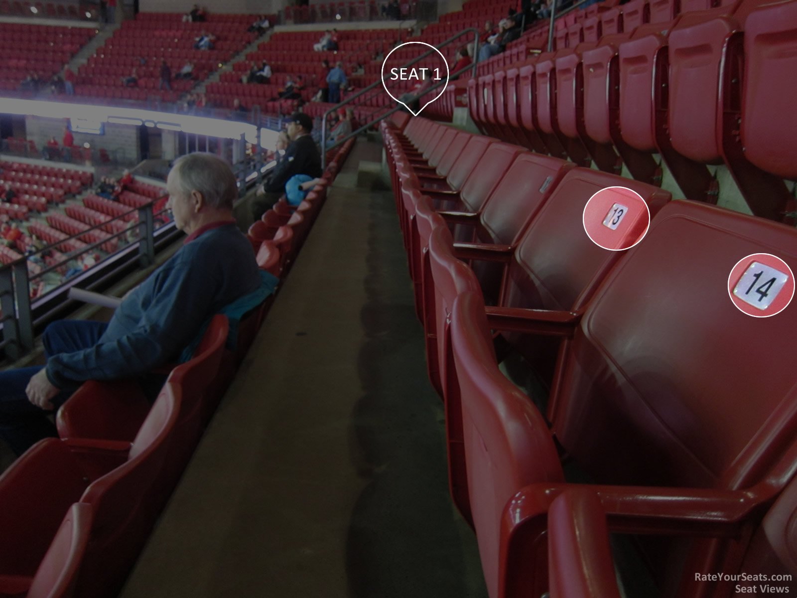 Kohl Center Seating Chart With Rows And Seat Numbers