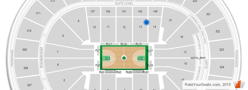 Loge 13 Row 15