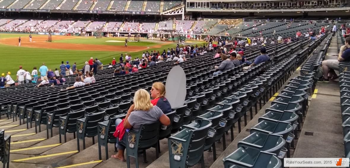 Progressive Field Rows