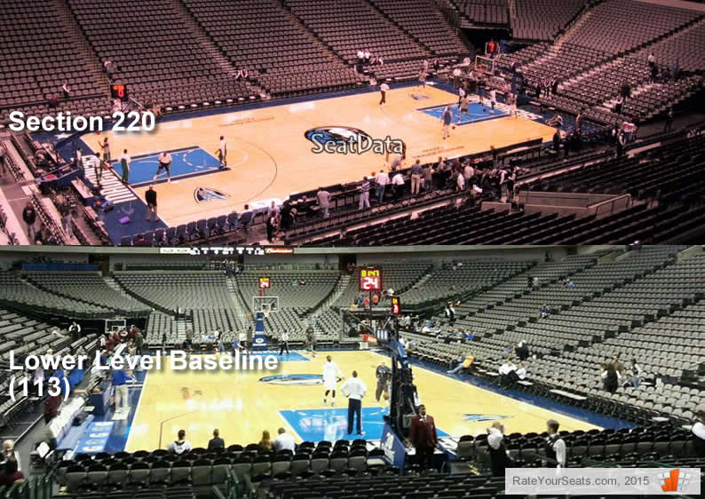 Which are better seats at a Mavs game - Platinum Level ...