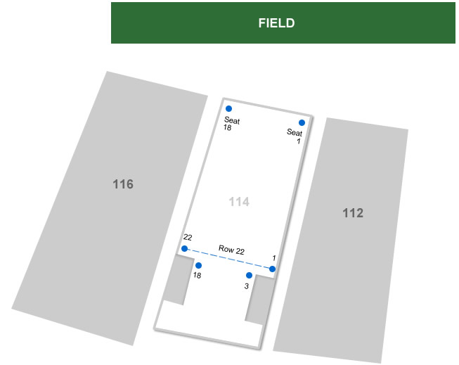 Section 114 Seating Chart