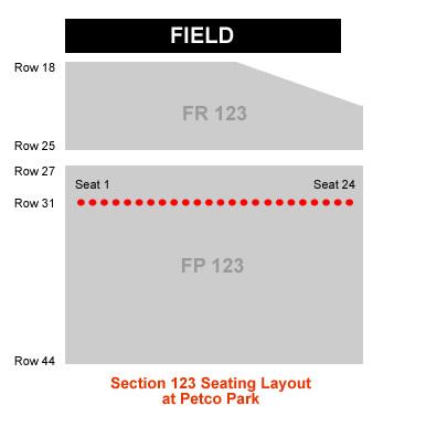 Petco Park Concert Seating Chart Paul Mccartney