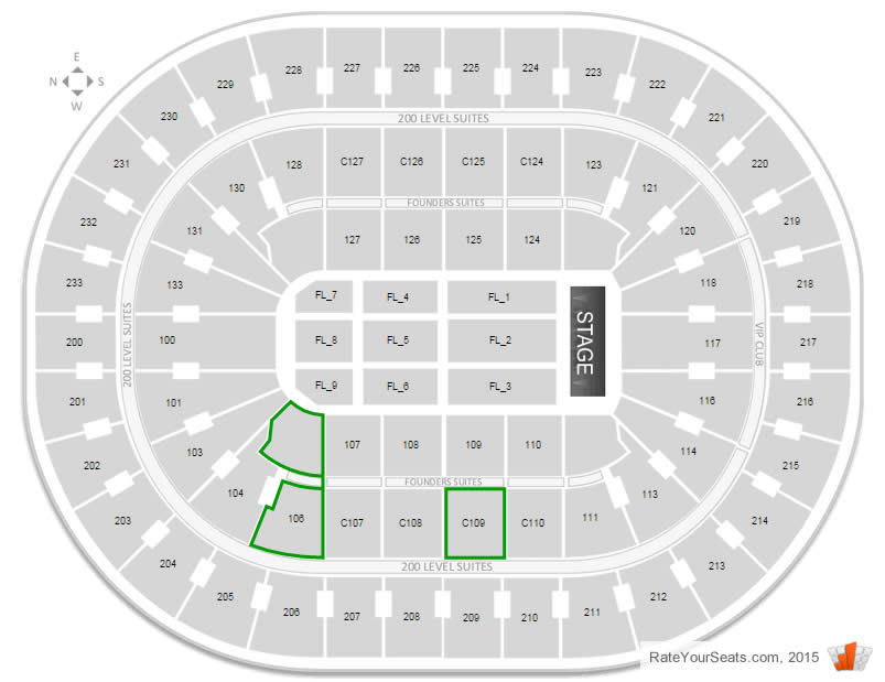 The Q Arena Seating Chart With Rows