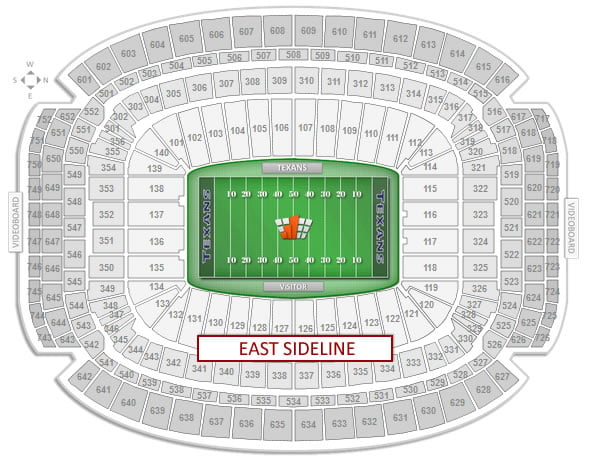 Nrg Stadium Seating Rateyourseats Com