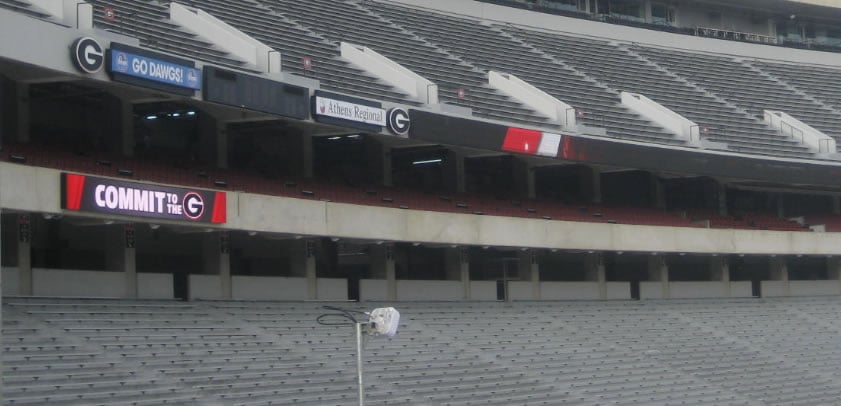 Sanford Stadium Covered Rows