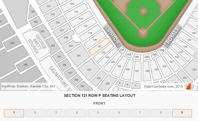 Royals Seating Chart With Rows And Seat Numbers Awesome Home