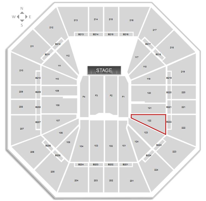 Sleep Train Arena Section 122