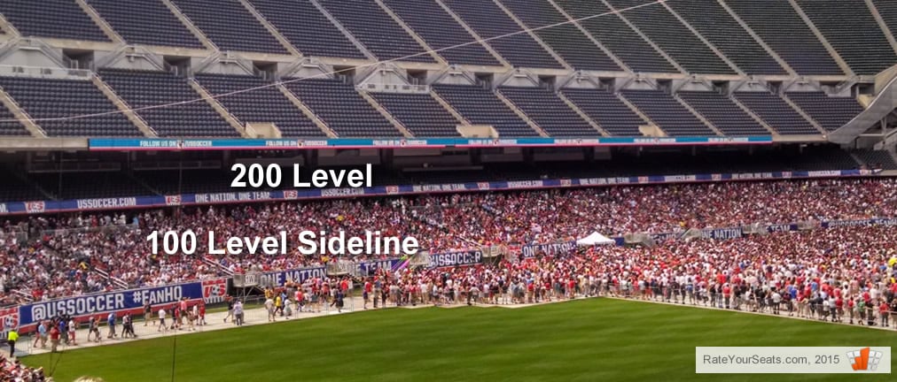 Soldier Field covered seating