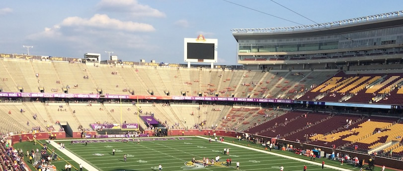 tcf bank stadium auxiliary scoreboard