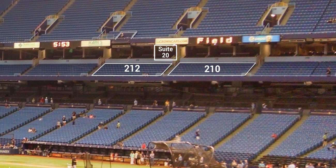 Tropicana Field suite 20