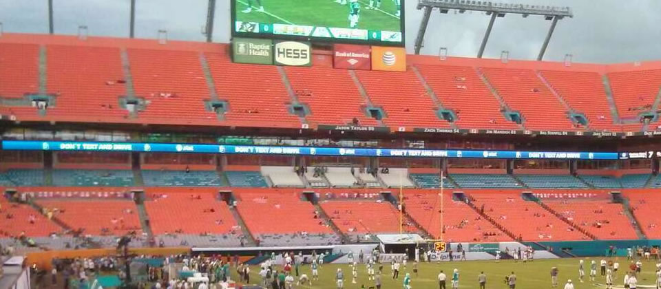 West side of Sun Life Stadium