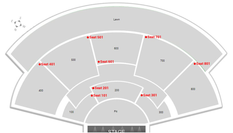seat numbers