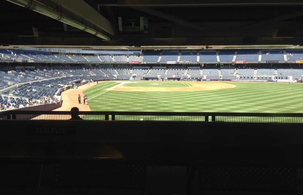 Yankee Stadium SRO rows