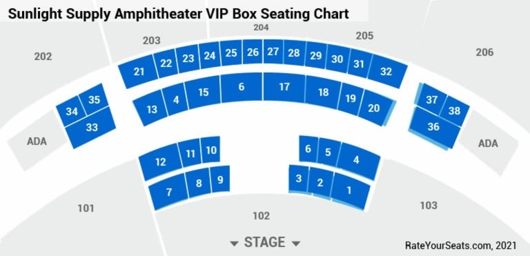 Boxes Seating Chart