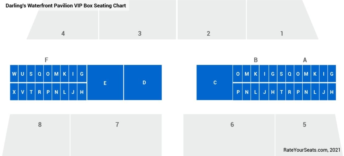 VIP Box Seats Seating Chart