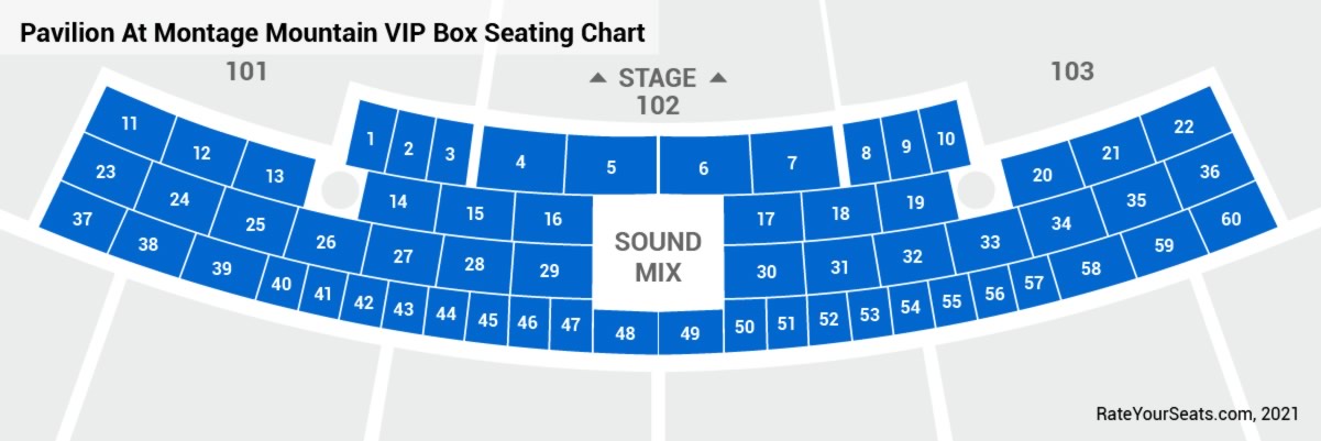 Boxes Seating Chart