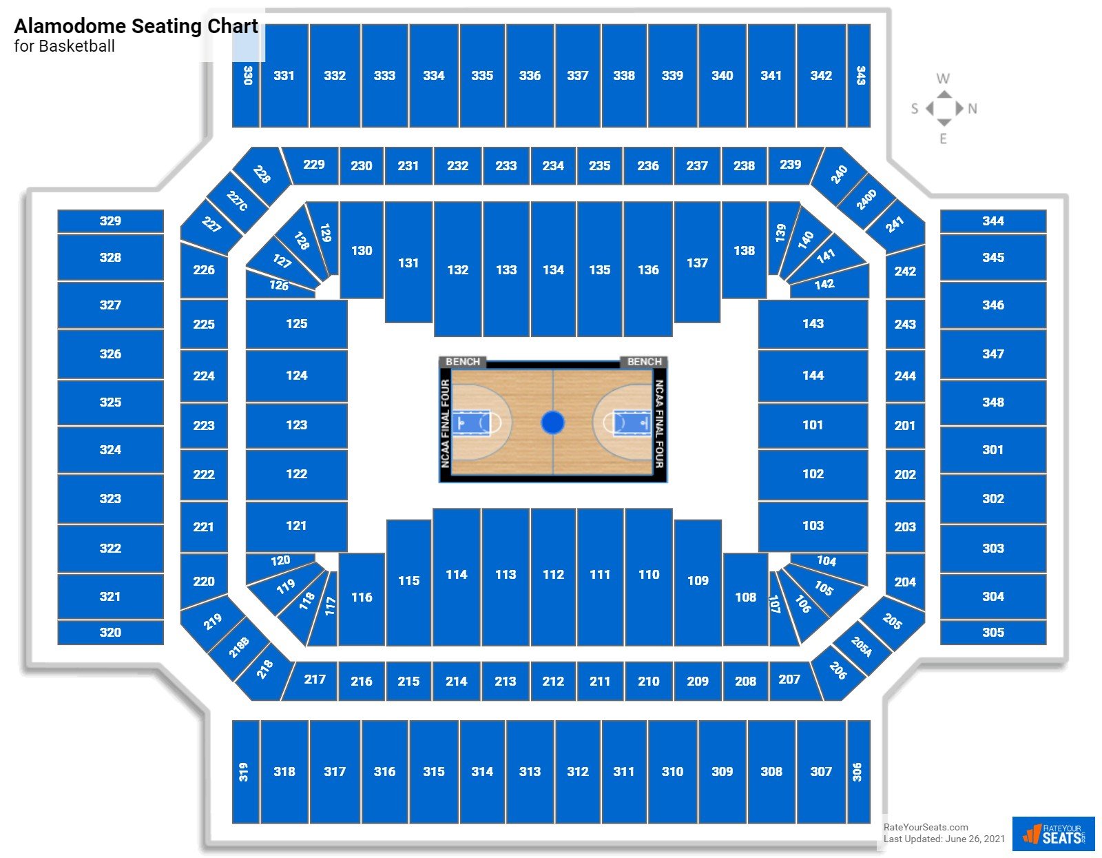 Alamodome Basketball Seating Chart