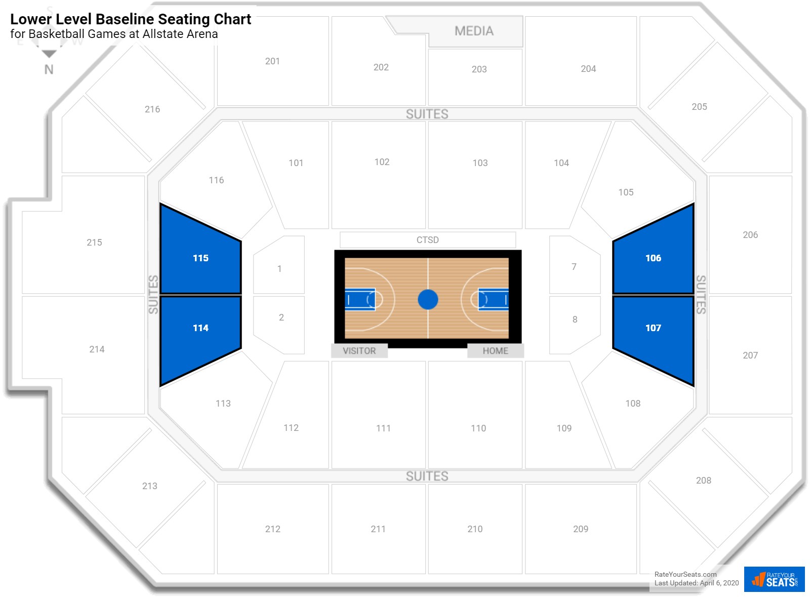 Allstate Arena Rosemont Seating Chart