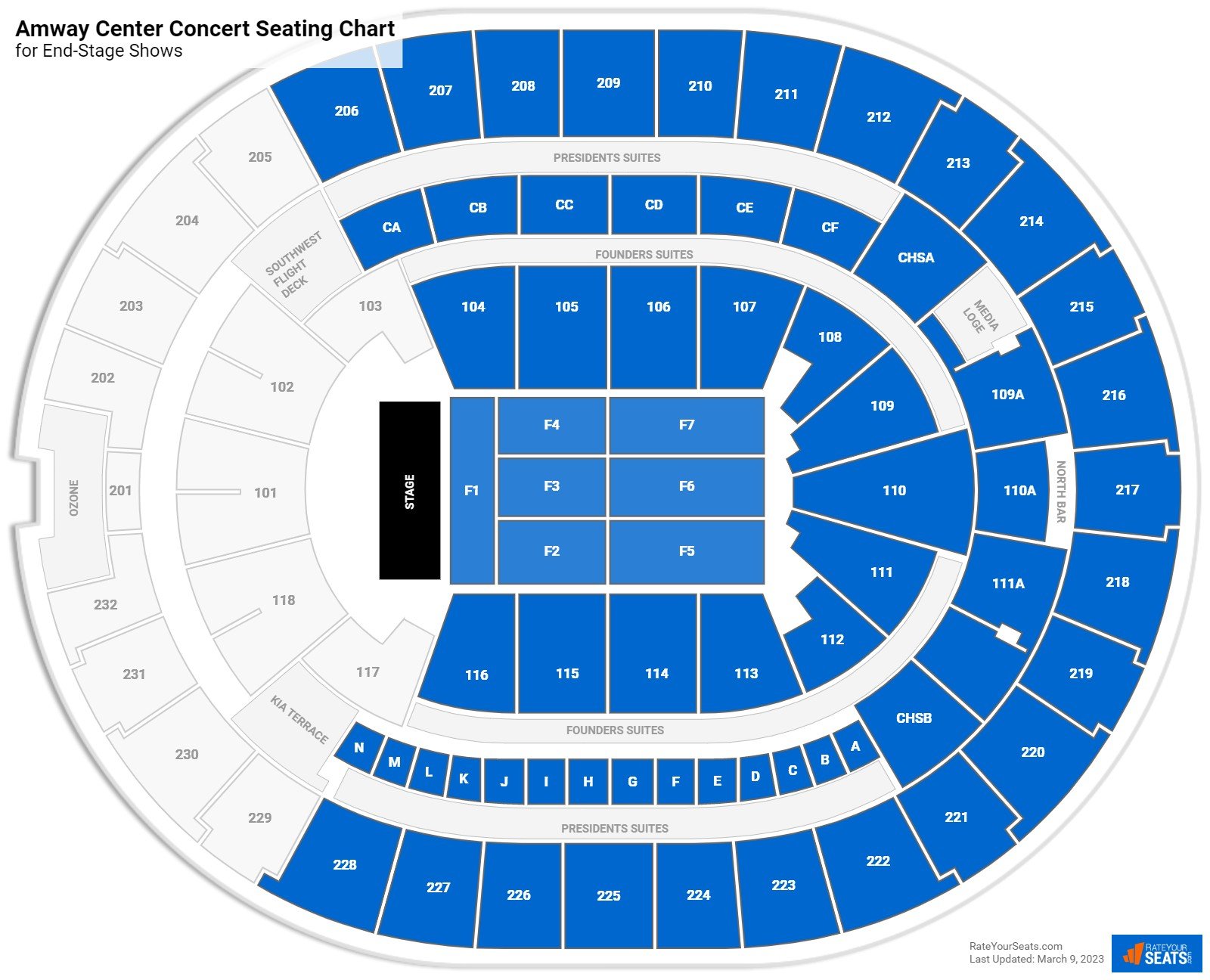 Seating Map  Amway Center