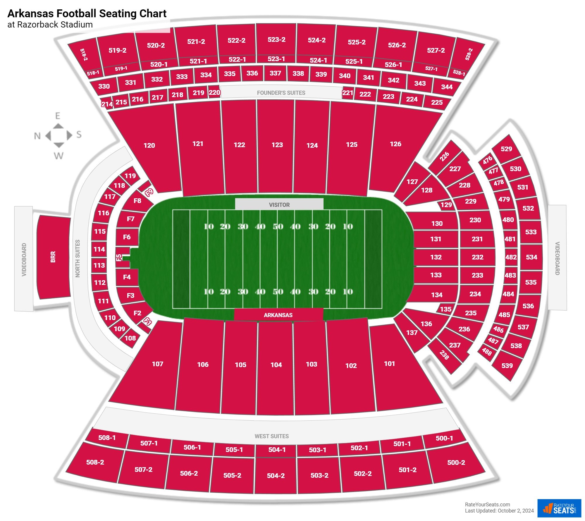 Shorts Stadium Seating Chart