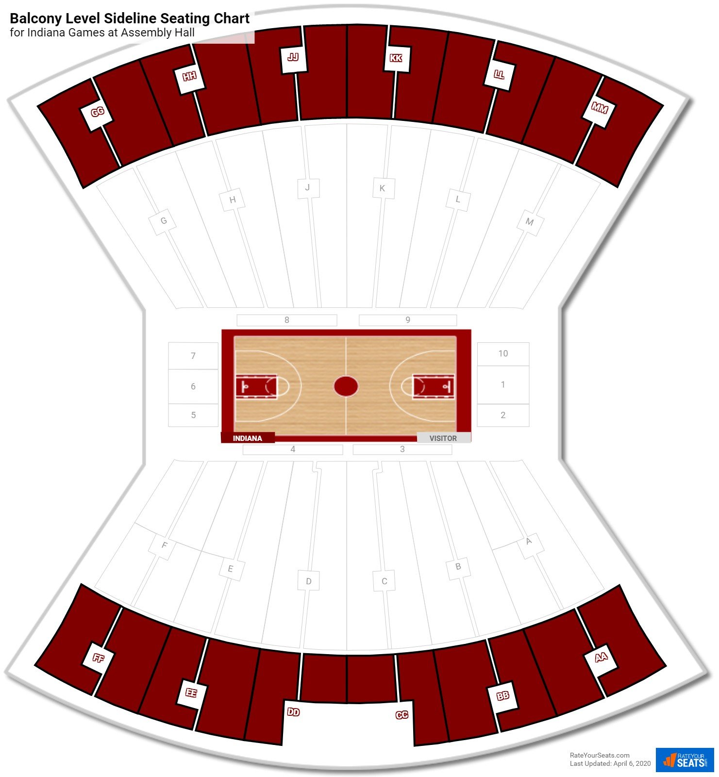 Iu Seating Chart