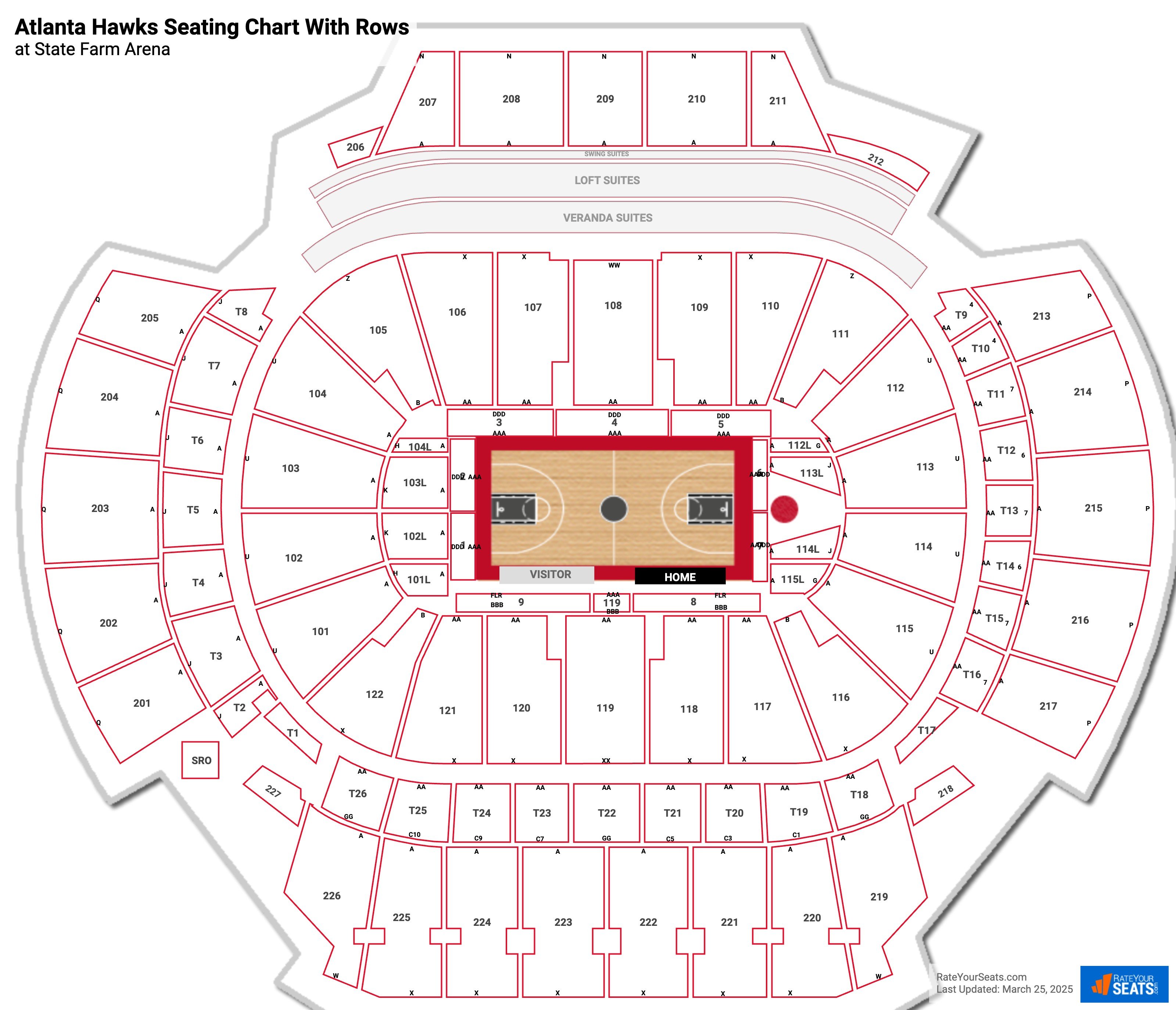 State Farm Arena Seating Charts