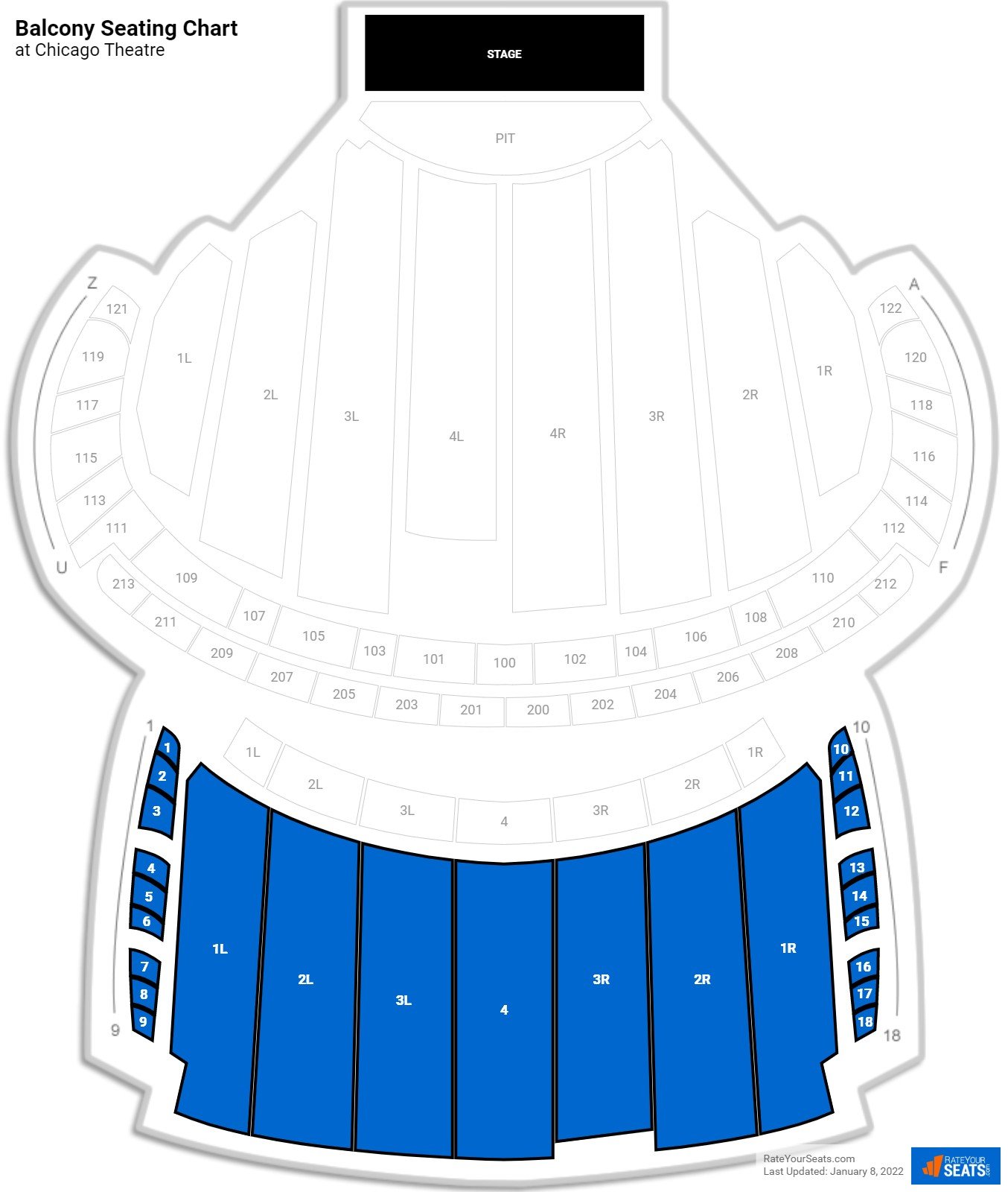 Square Garden Seating Chart West Balcony