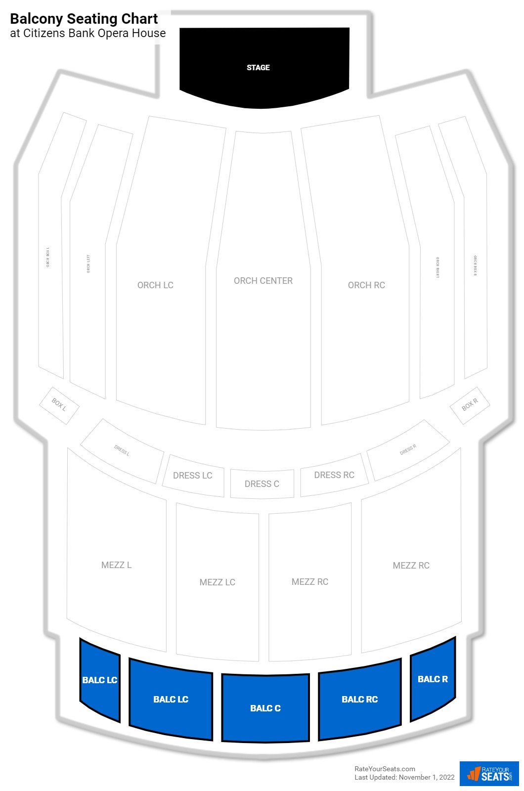 Citizens Bank Opera House Balcony