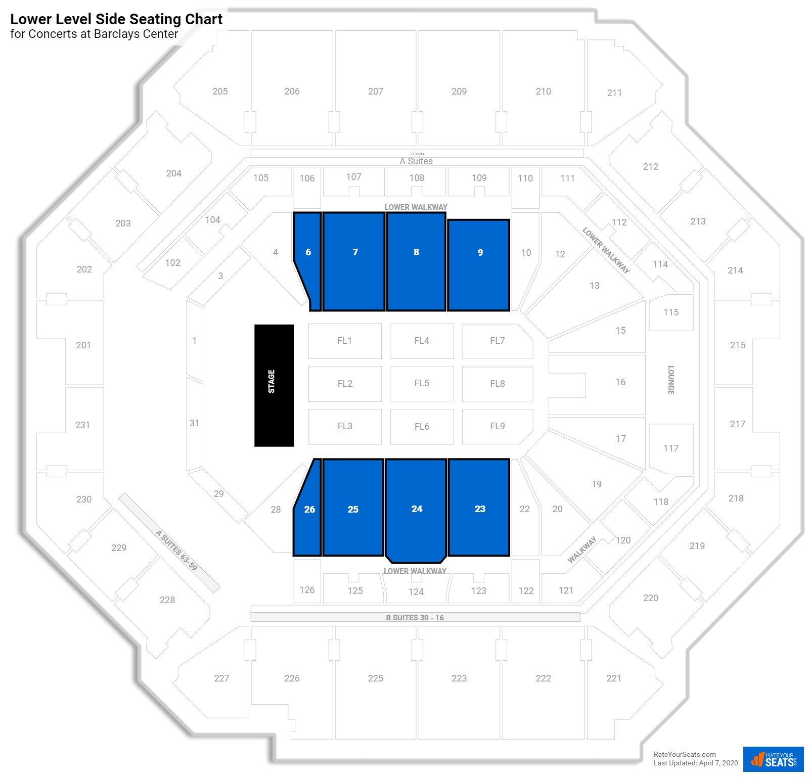 Barclays Center Seating Chart Concert