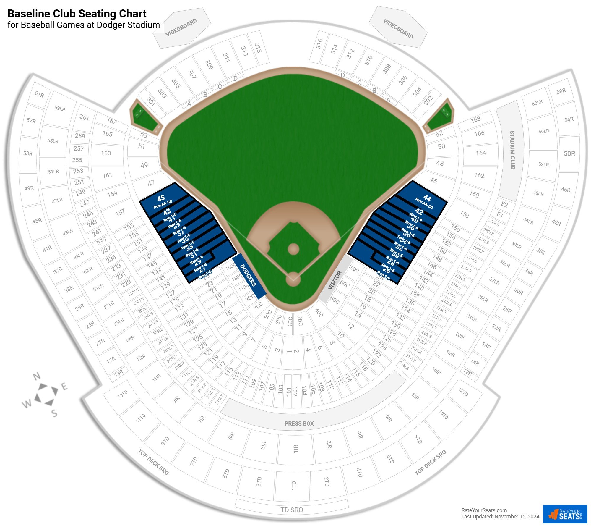 Baseline Club At Dodger Stadium