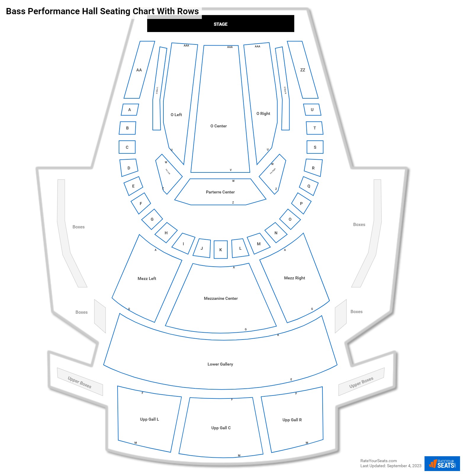 Bass Performance Hall Seating Chart