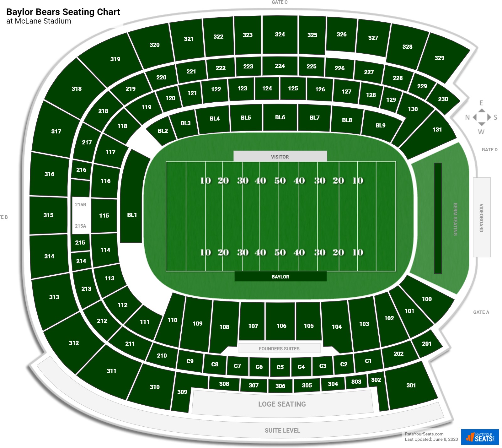 Mclane Stadium Seating Chart