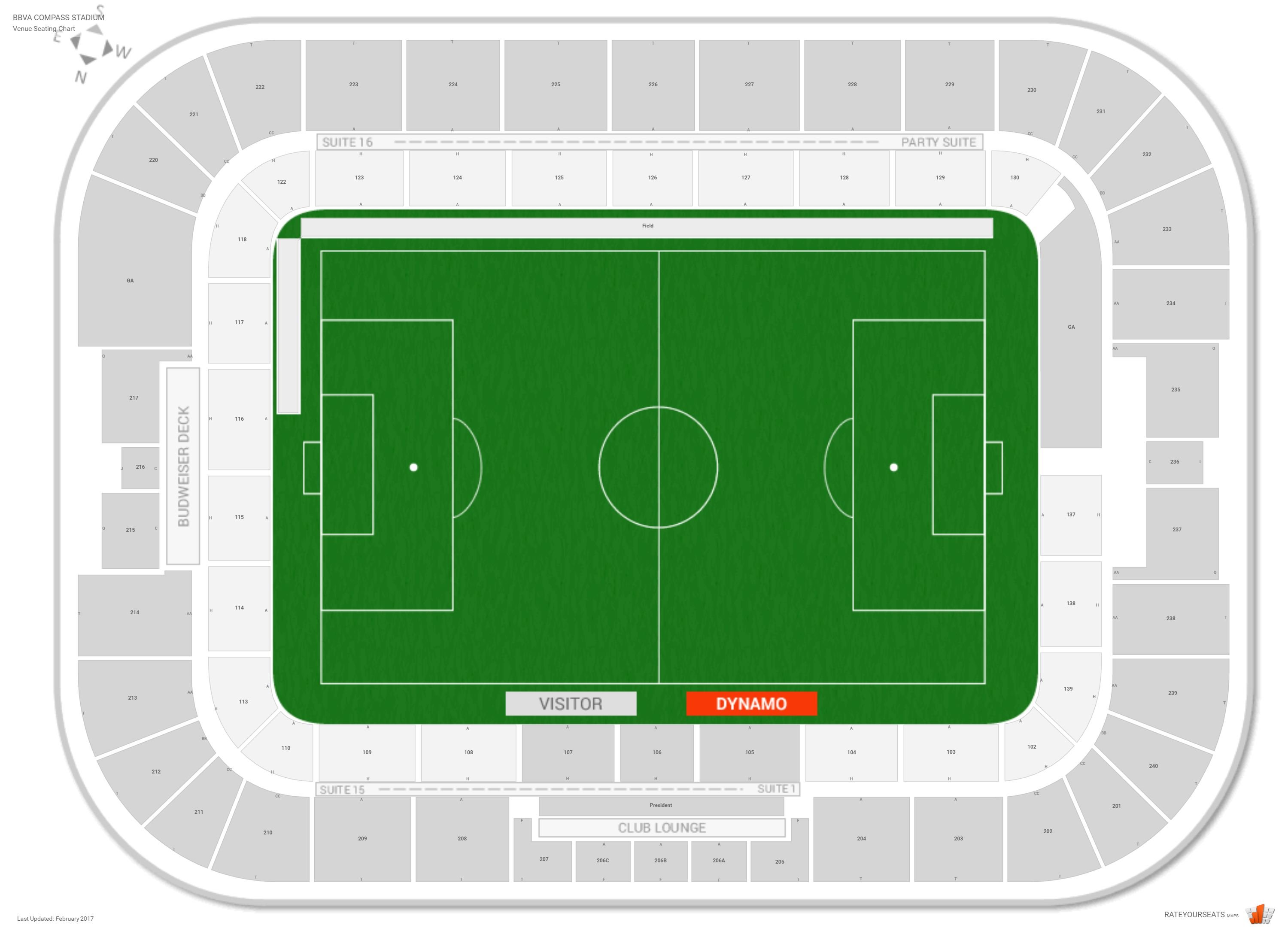 Dash Stadium Seating Chart