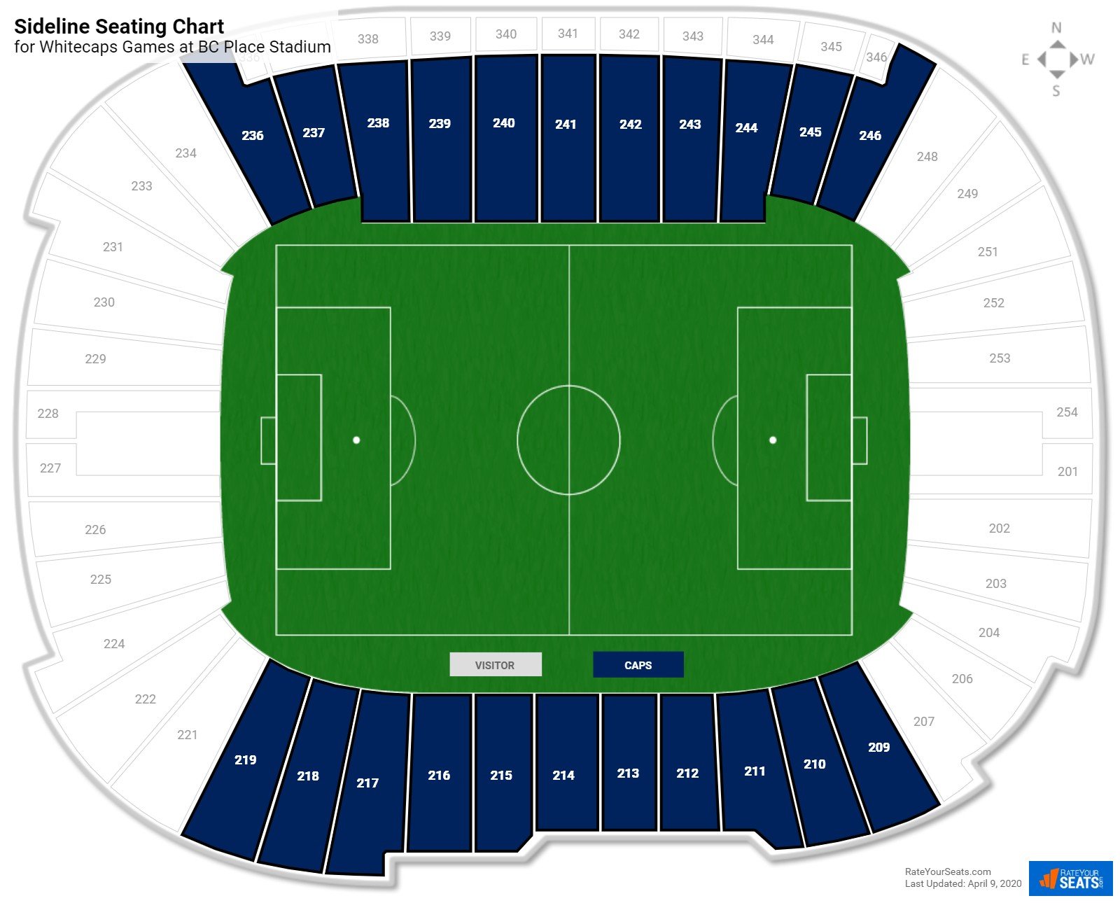 Bc Place Soccer Seating Chart